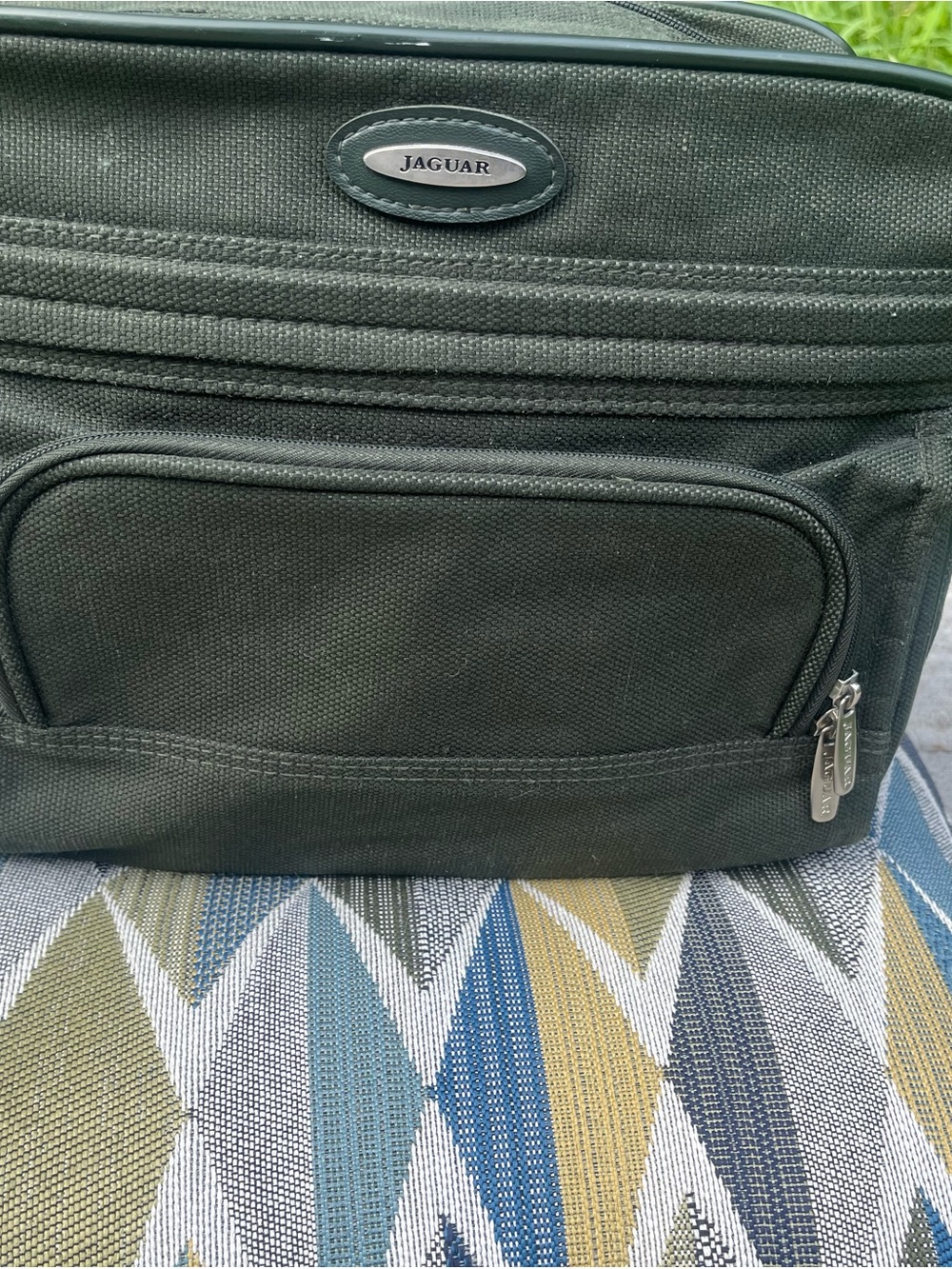 Jaguar Men's Olive Green Toiletry Bag - Durable Travel Organiser
